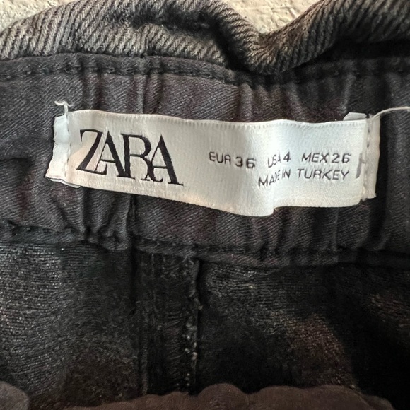 High waisted Paper Bag Jeans Size 4 - Picture 2 of 4